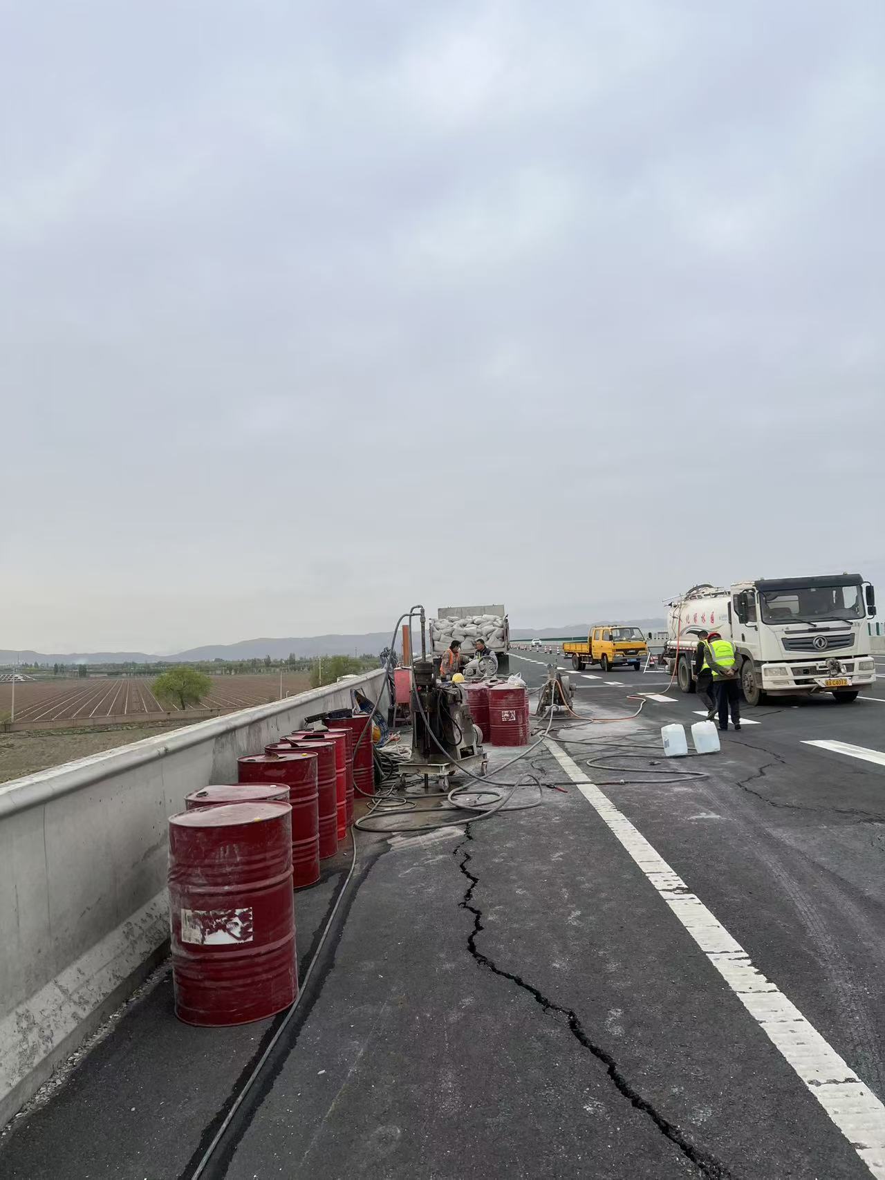 河北路面下沉注浆加固